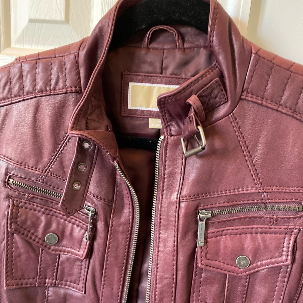 ✅ 💯 Authentic ✅ Michael Kors Leather Jacket